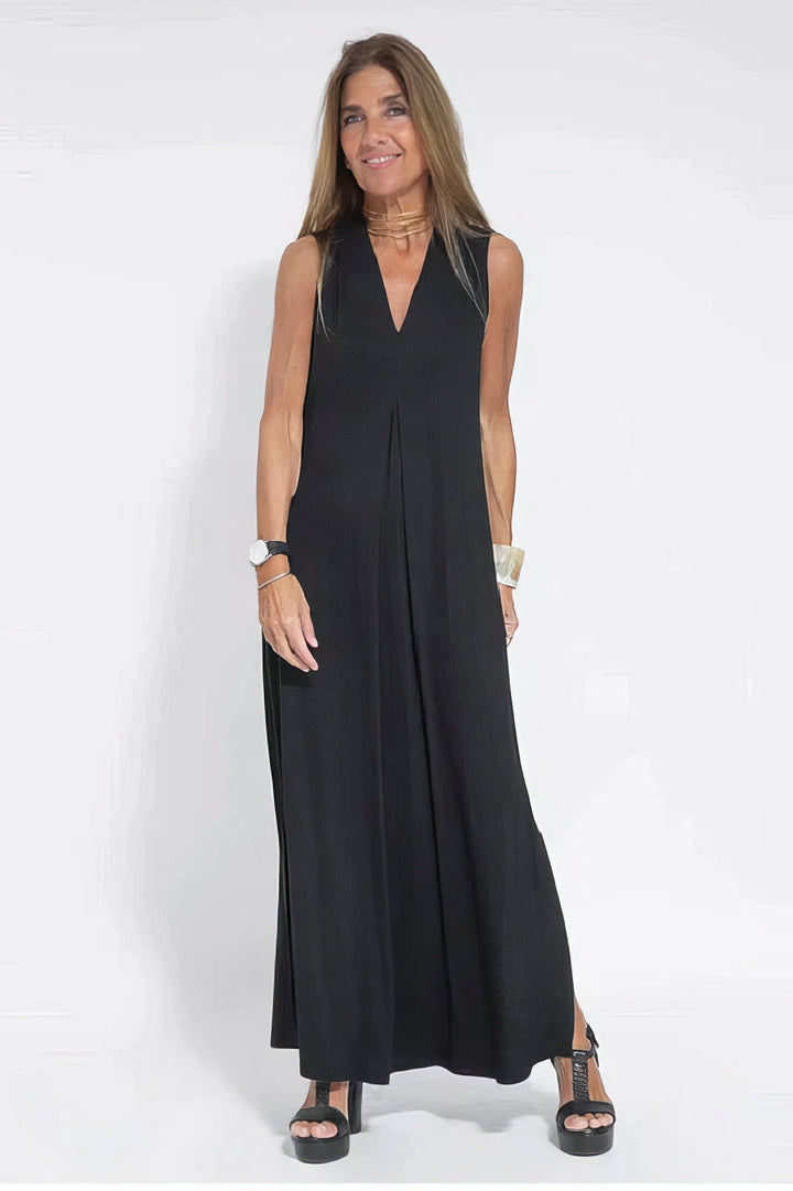 Elegant long dress + matching cardigan FREE