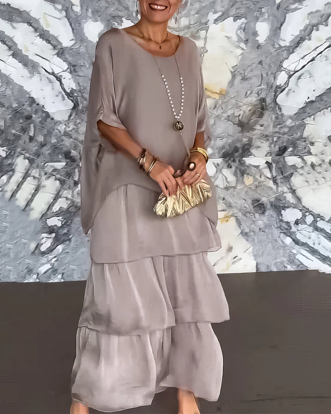 Artistic Wide-Cut Dress - 💖MOTHER'S DAY SPECIAL🤱