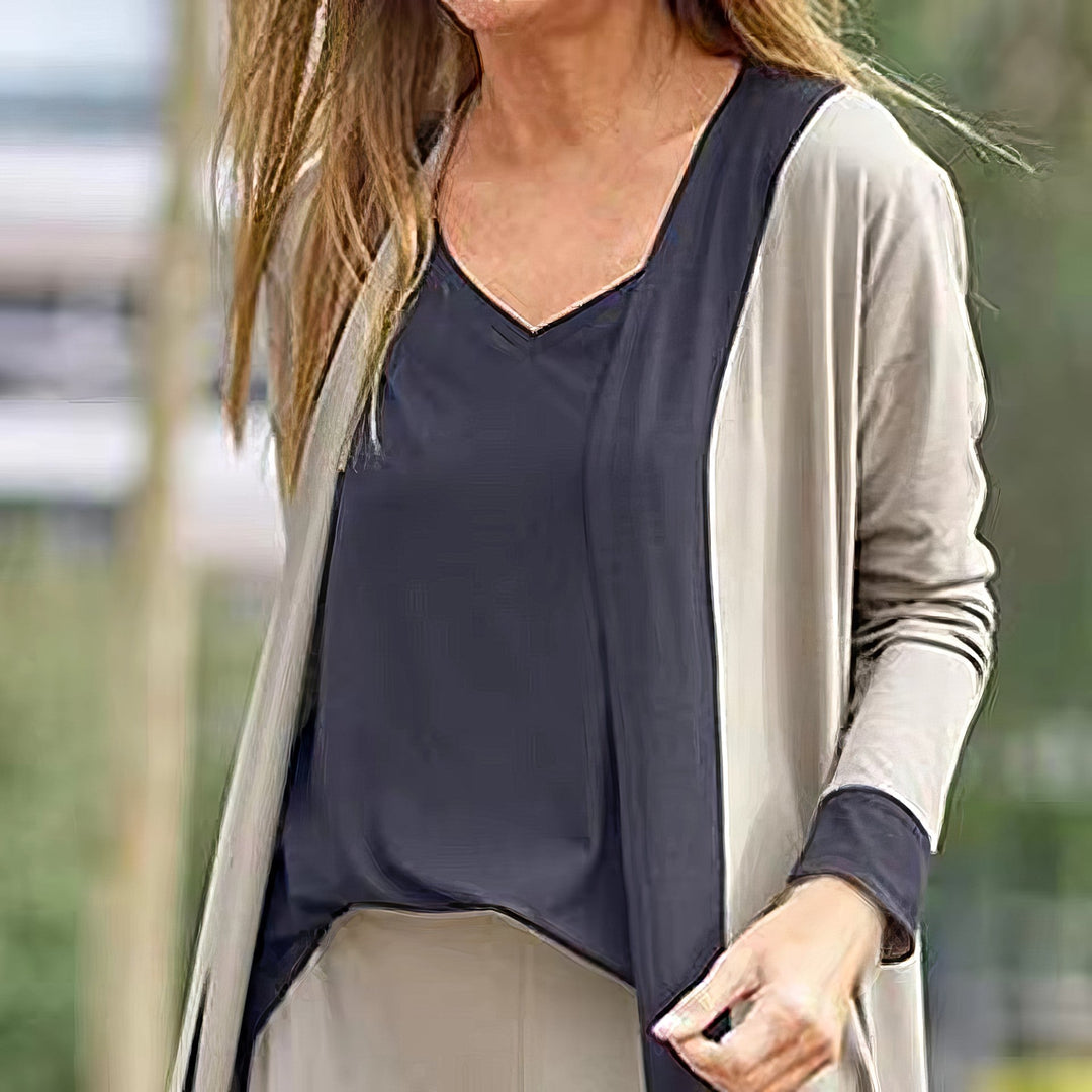 Women's 3-Piece Set: Cardigan, Top, and Wide-Leg Pants - 💖MOTHER'S DAY SPECIAL🤱